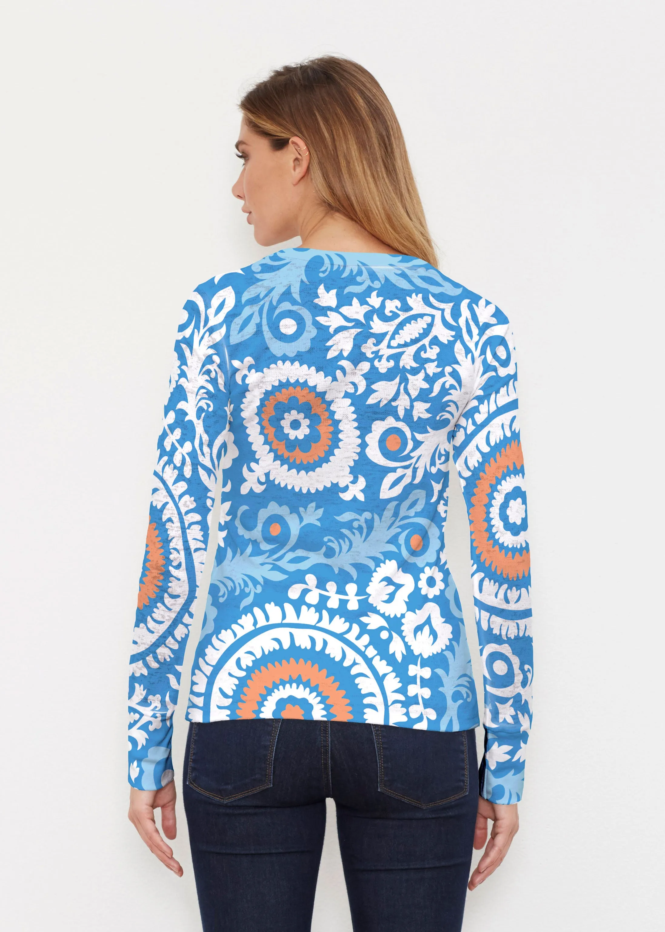 Archery Navy (14208) ~ Thermal Long Sleeve Crew Shirt
