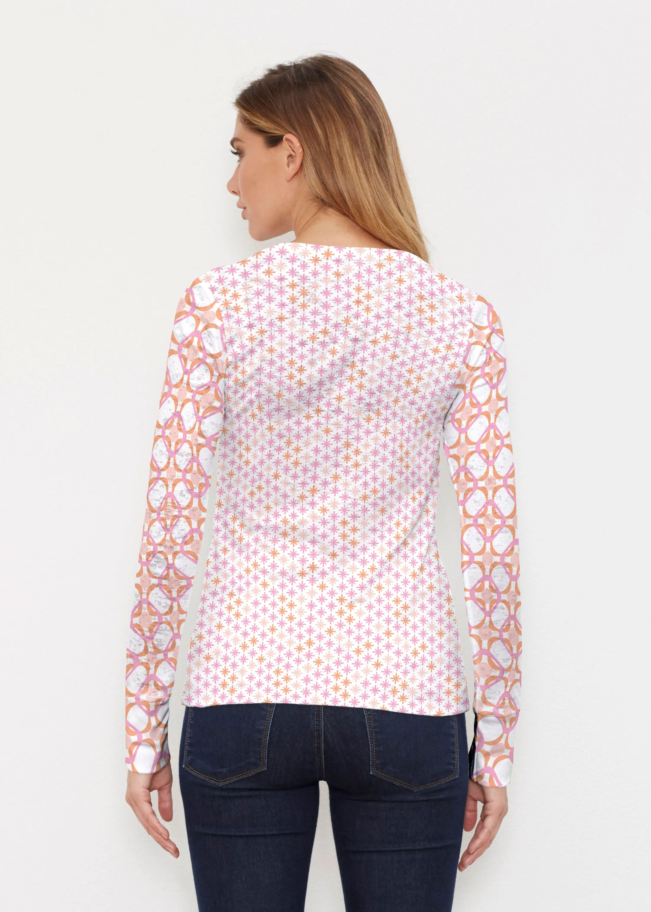 Bangles & Dots (8022) ~ Thermal Long Sleeve Crew Shirt