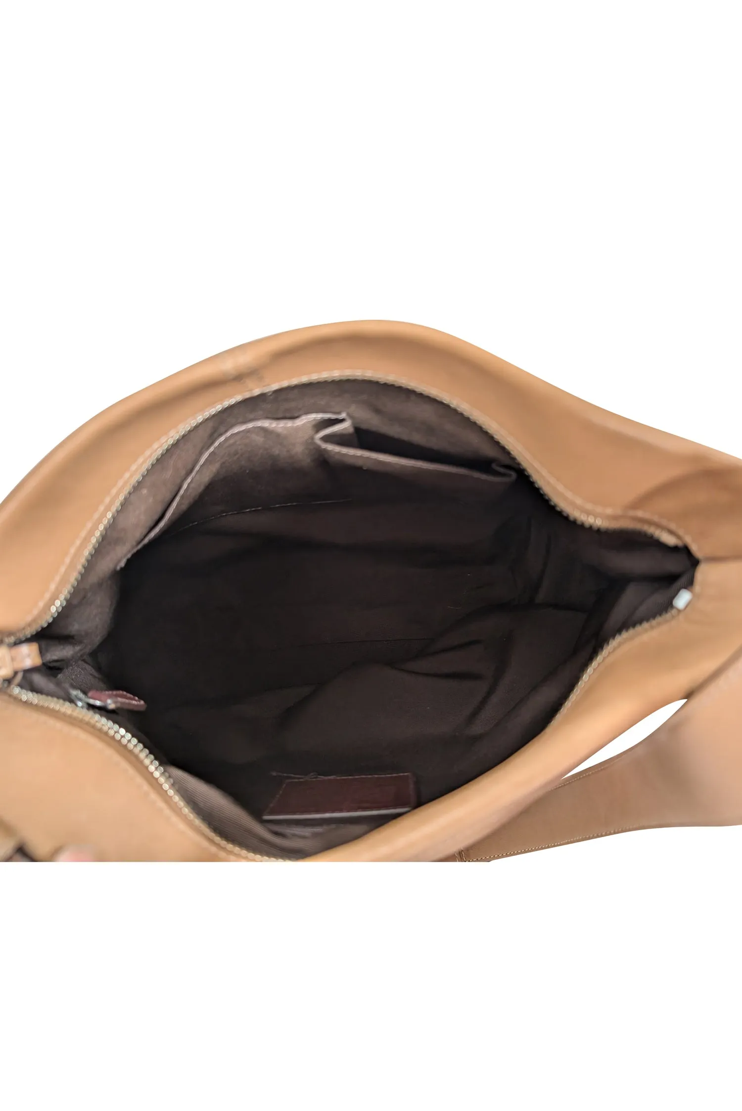 Coach - Tan Leather Long Strap Shoulder Bag