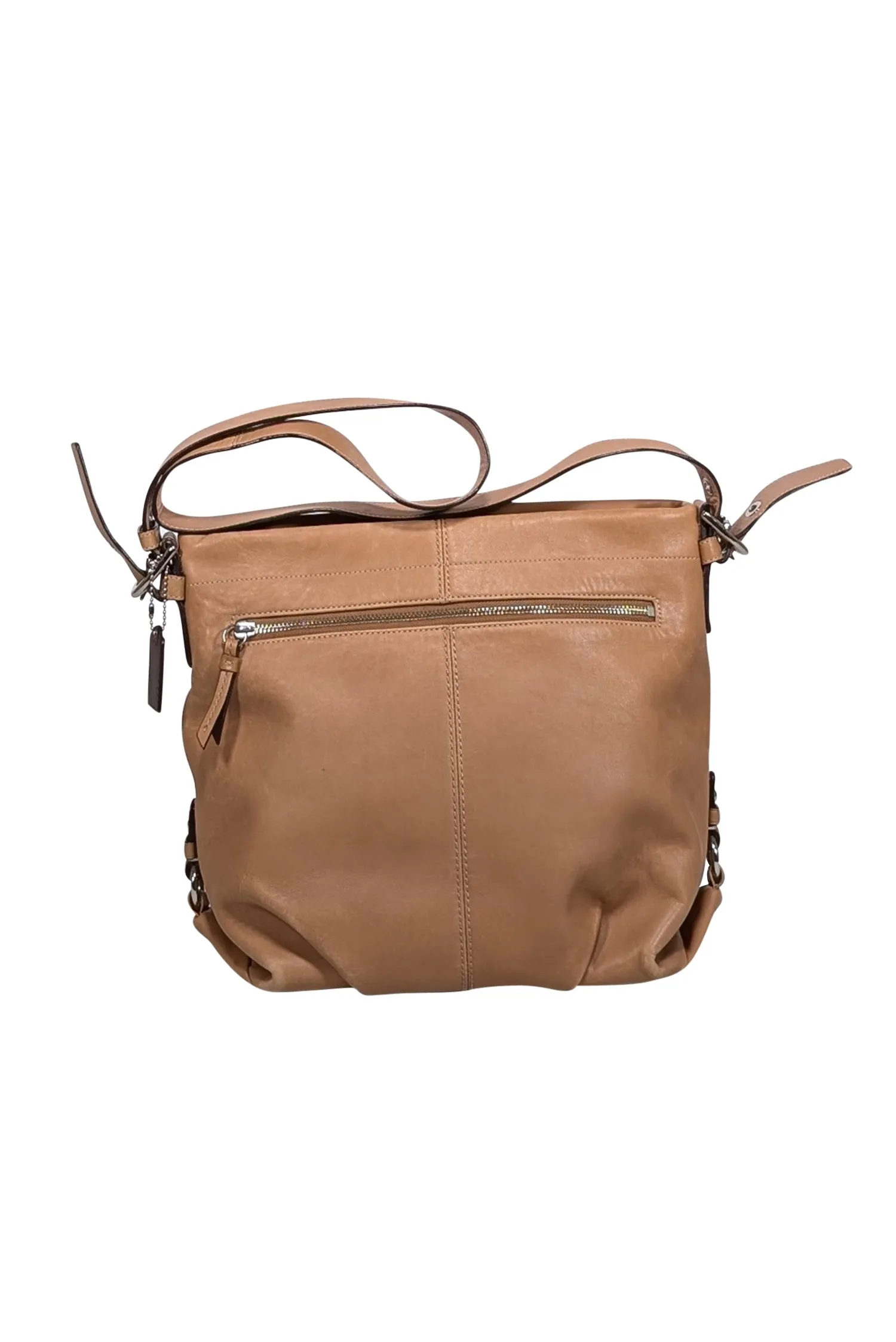 Coach - Tan Leather Long Strap Shoulder Bag
