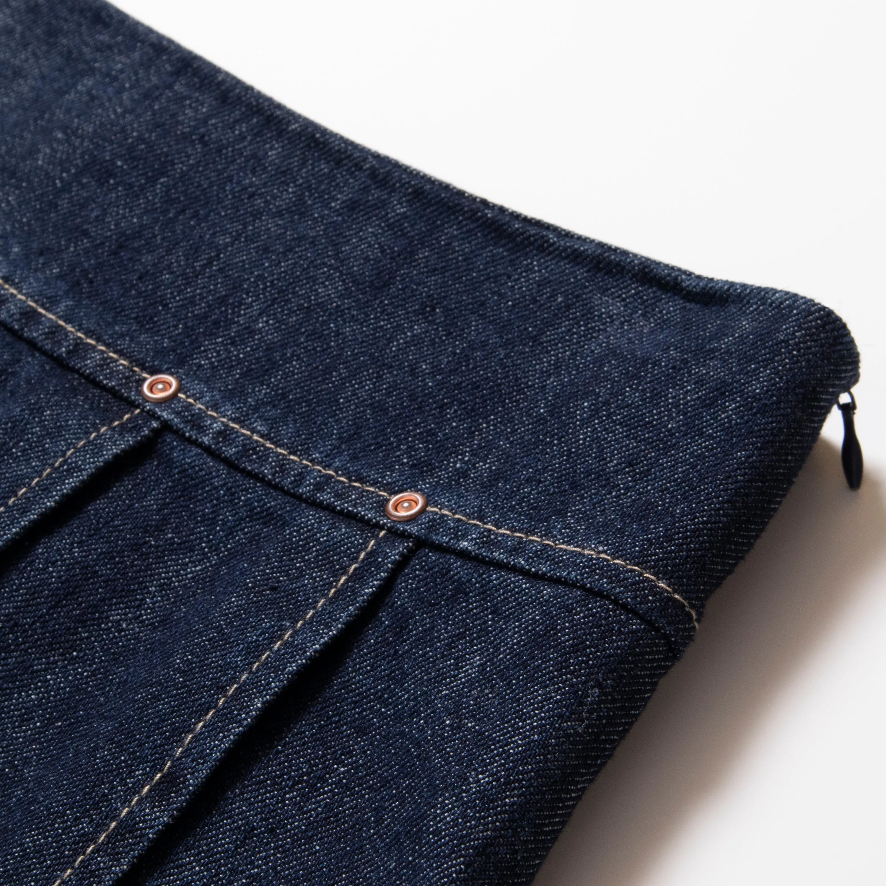 Denim School Skirt