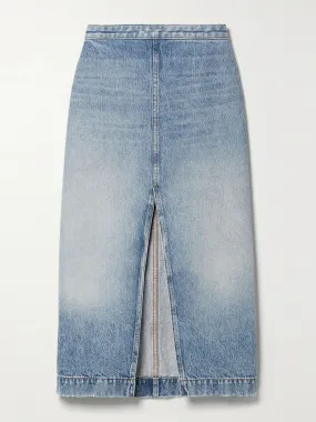 Fraser denim midi skirt