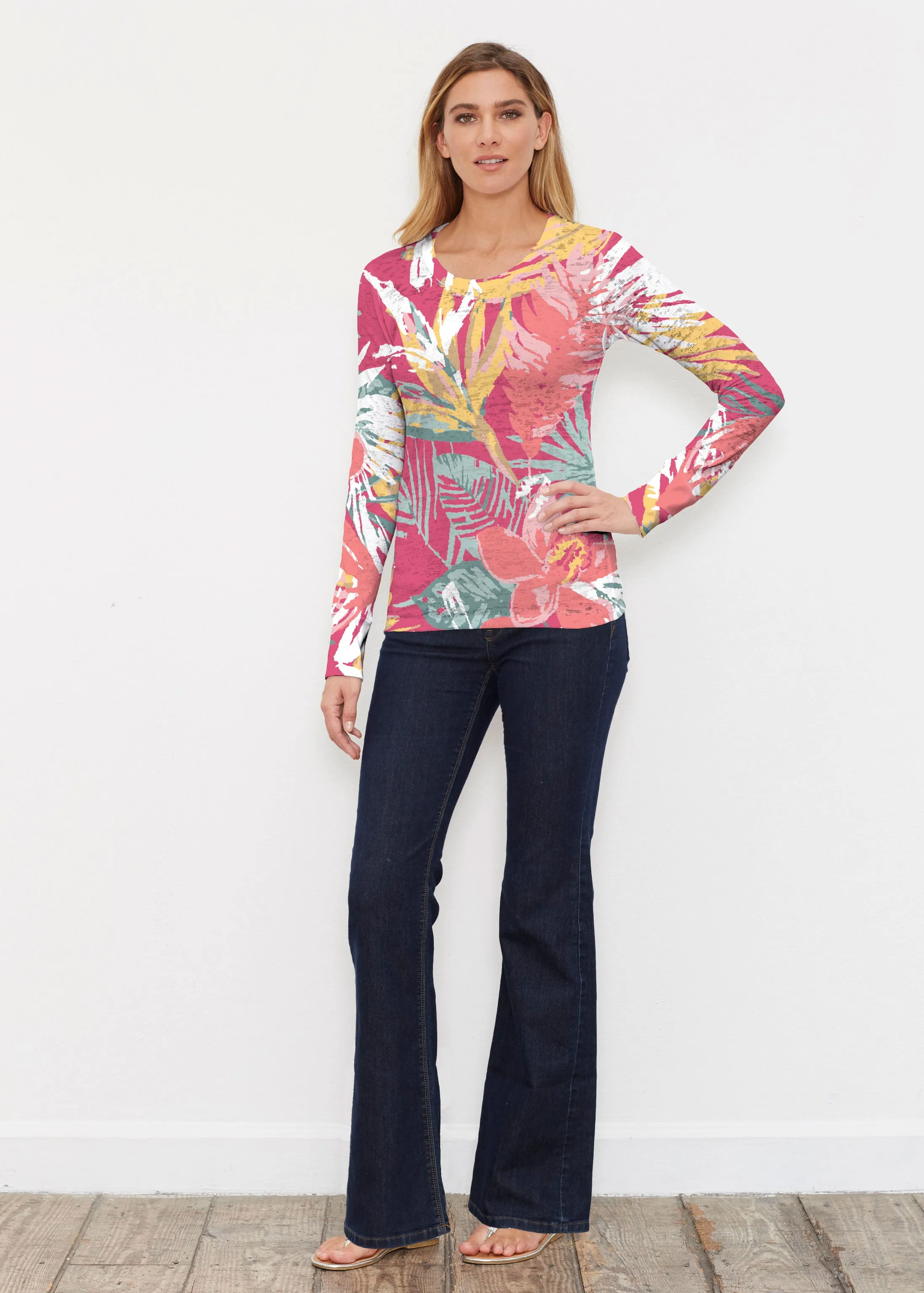 Havana (16152) ~ Thermal Long Sleeve Crew Shirt