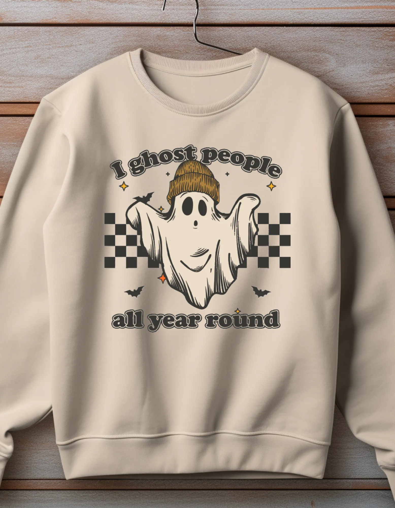 I Ghost People All Year Round Crewneck Sweater or Pullover Hoodie