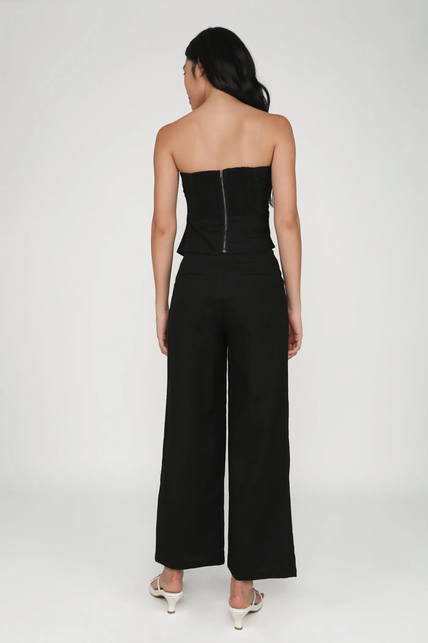 Kason Pleated Linen Pants