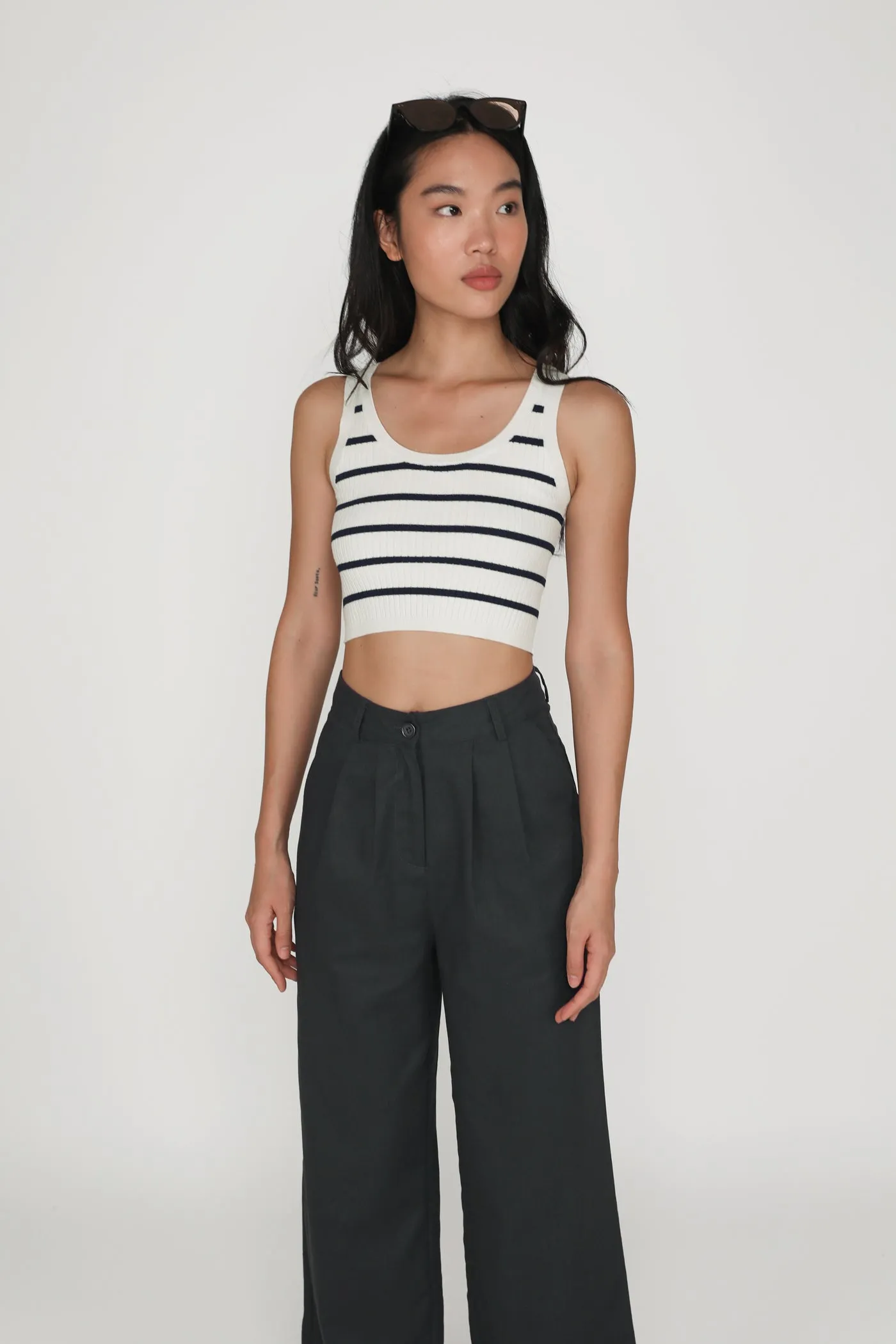 Kason Pleated Linen Pants