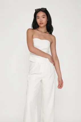 Kason Pleated Linen Pants