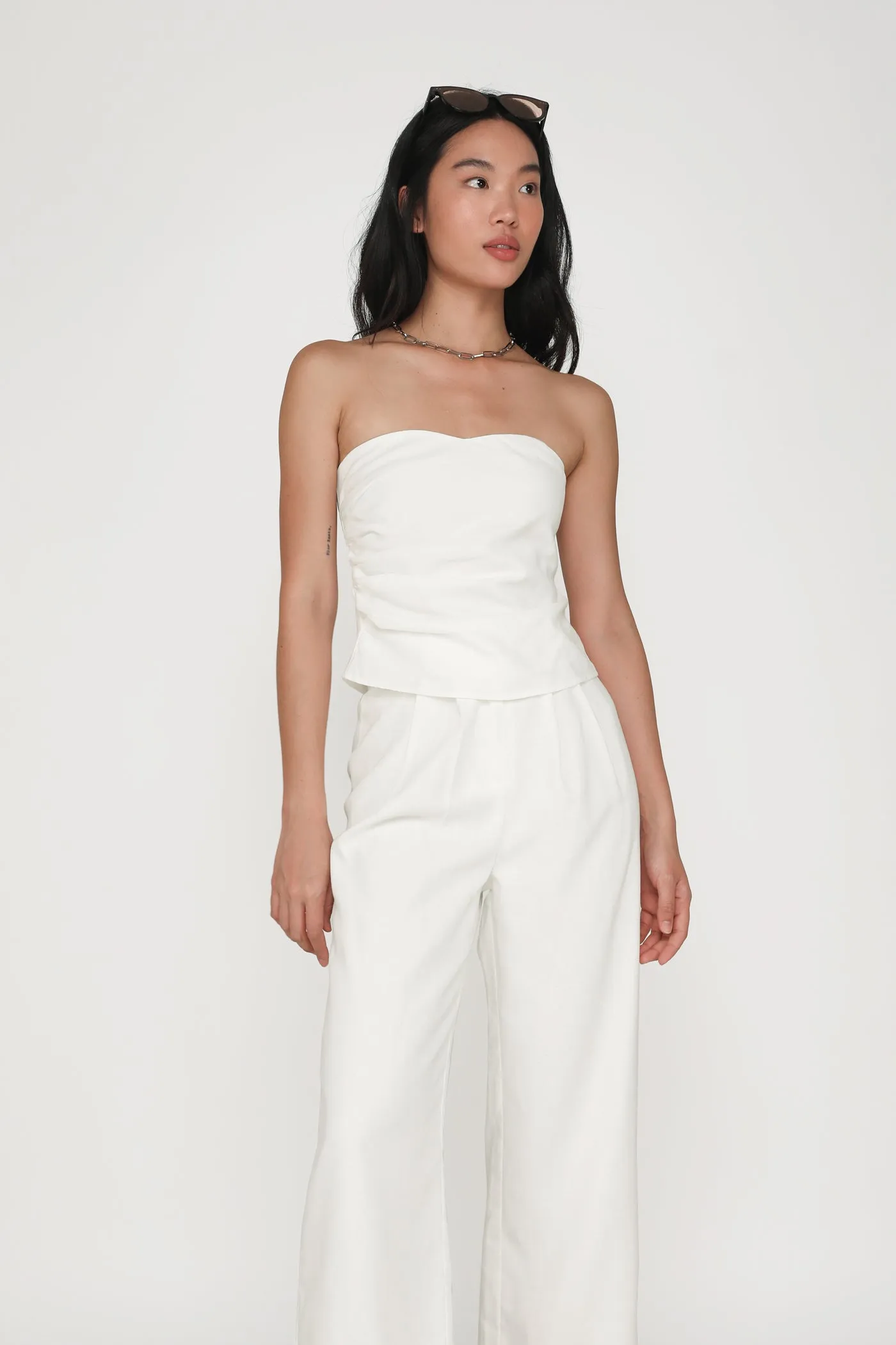 Kason Pleated Linen Pants