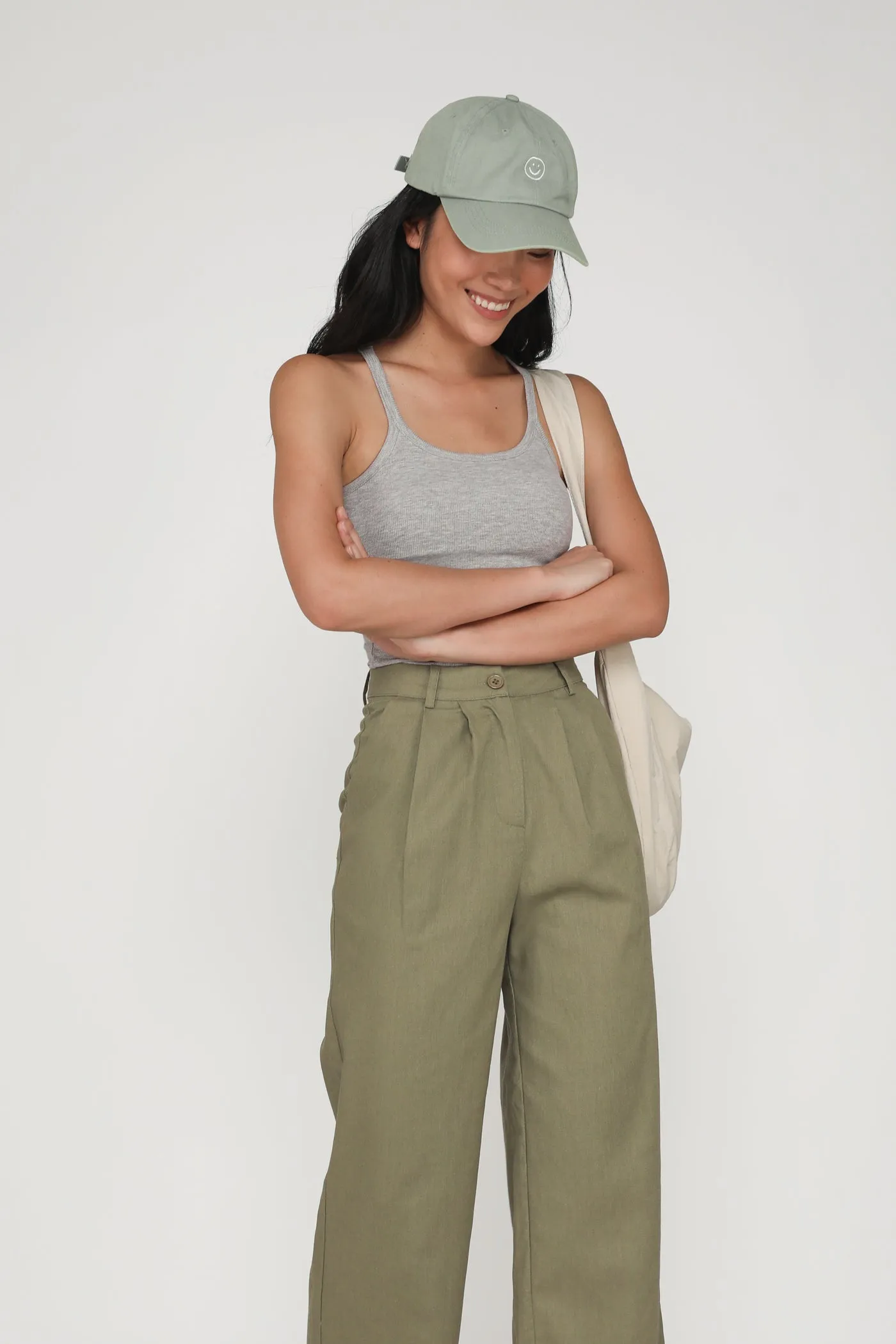 Kason Pleated Linen Pants