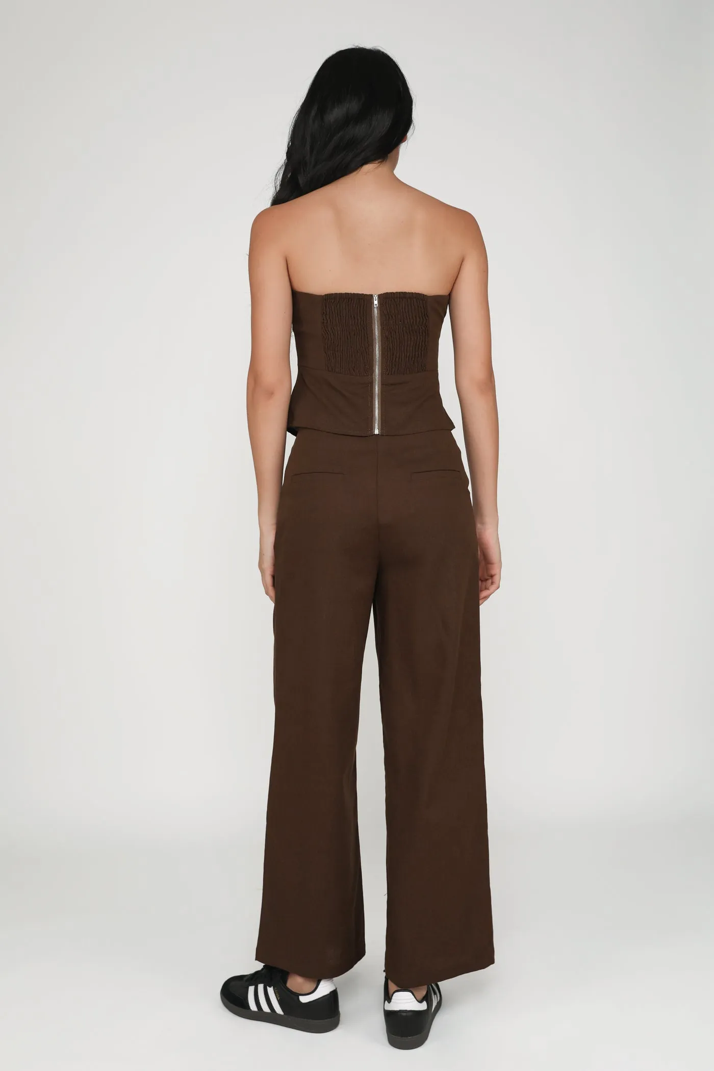 Kason Pleated Linen Pants