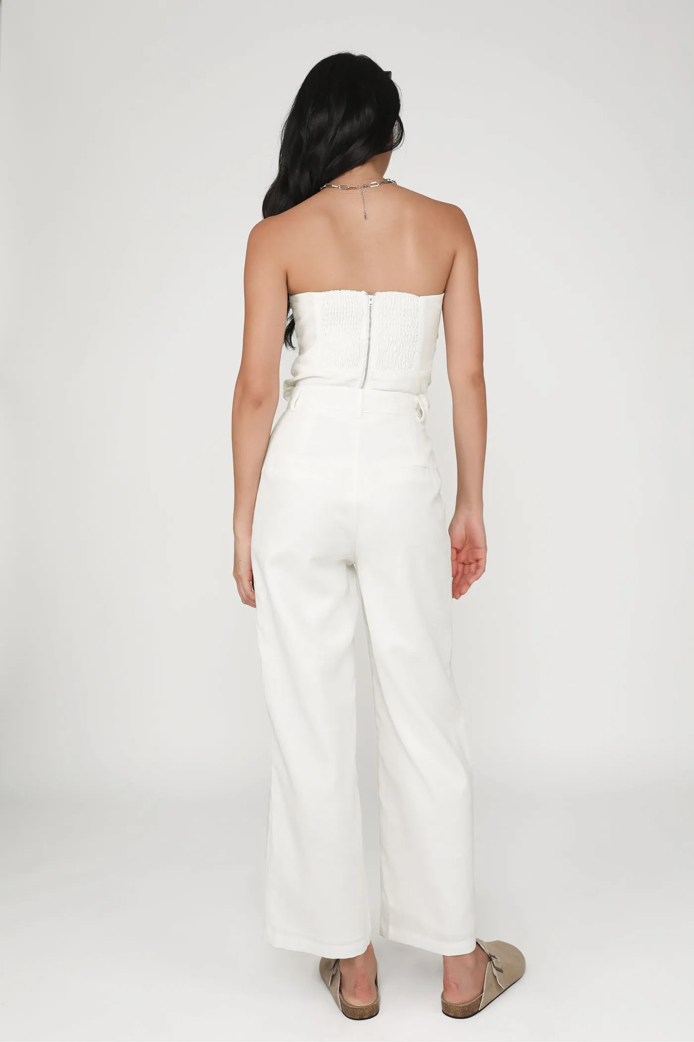 Kason Pleated Linen Pants