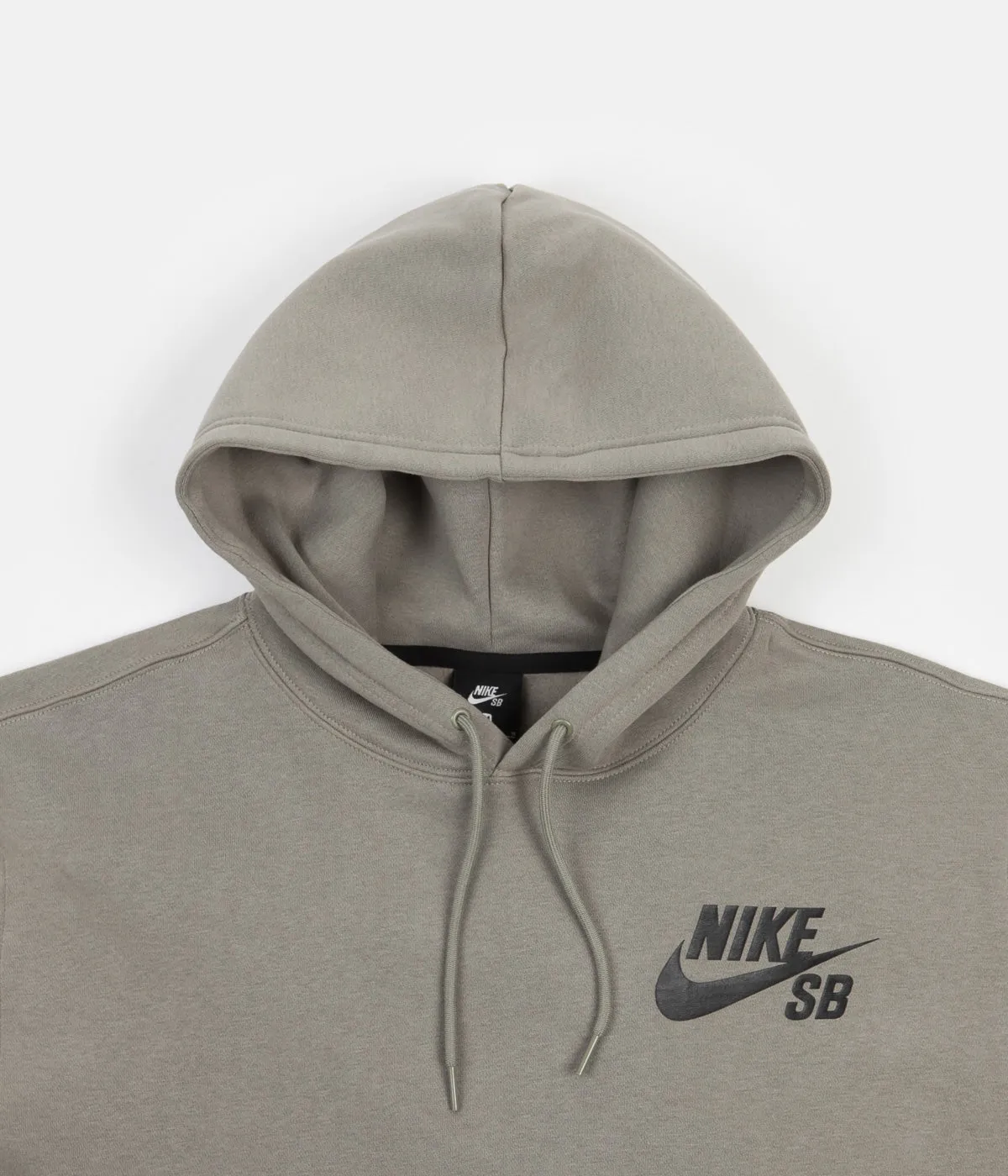 Nike SB Icon Essential Pullover Hoodie - Light Army / Black
