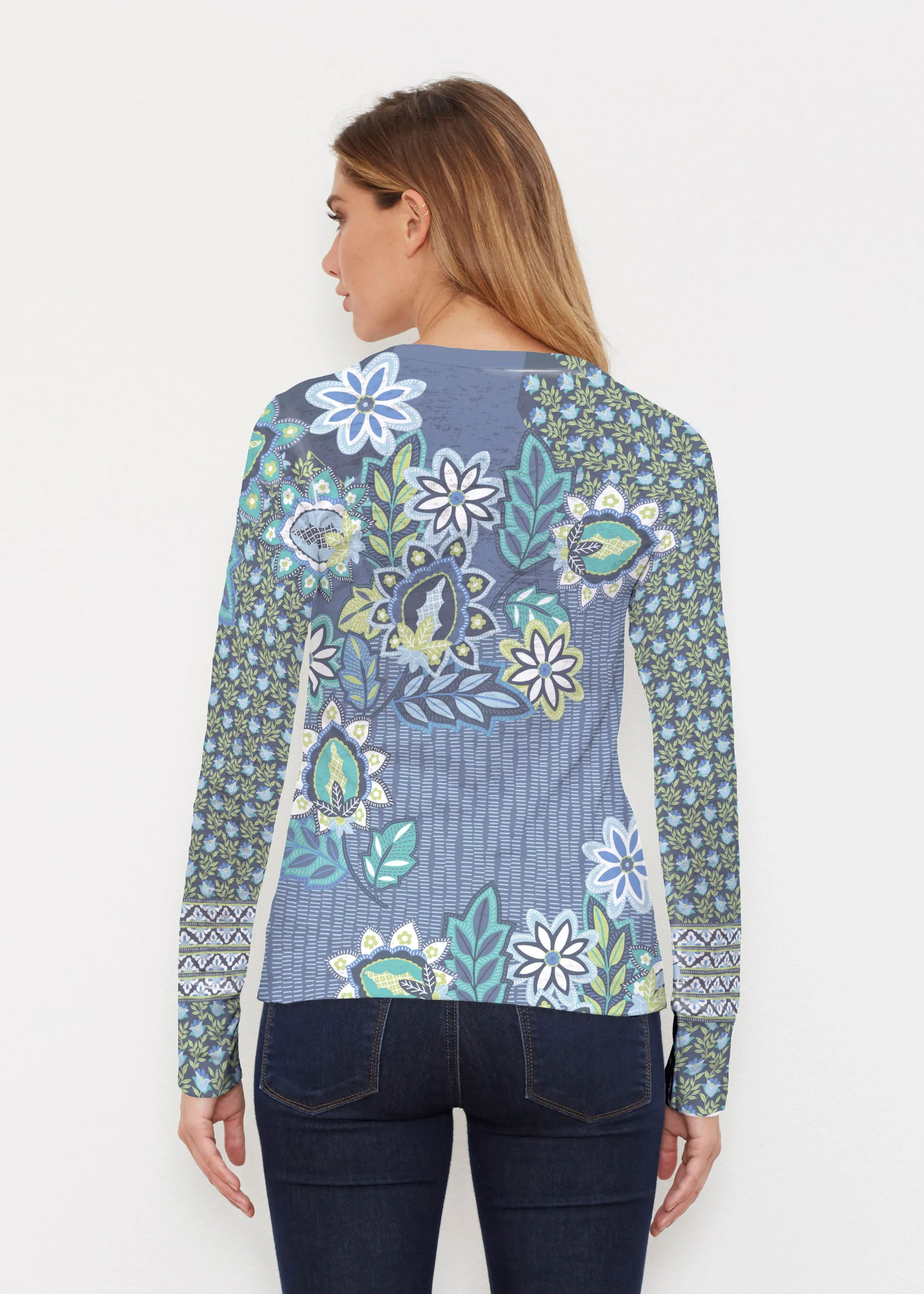 Phoebe (13581) ~ Thermal Long Sleeve Crew Shirt