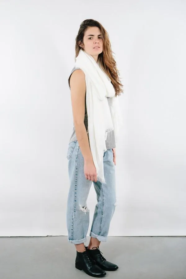Raw Edge Scarf
