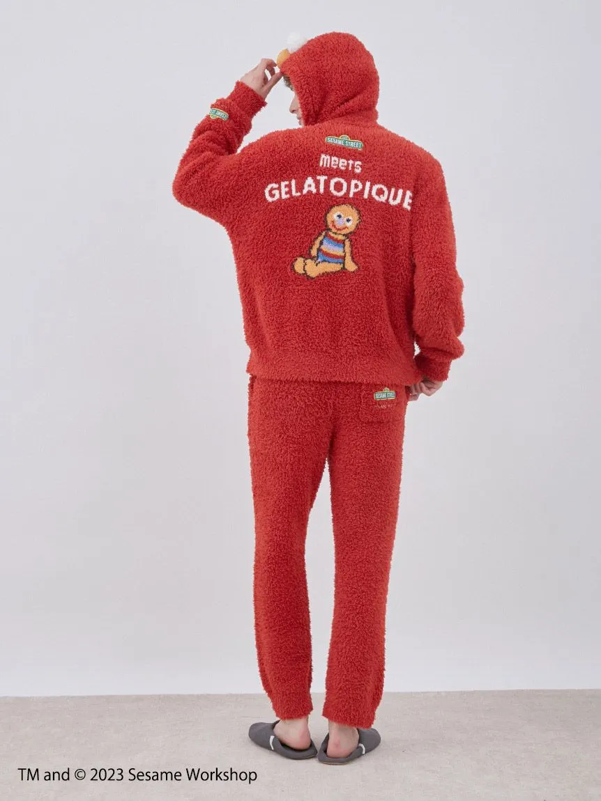 [SESAME STREET][MENS] Elmo Hoodie & Long Pants Loungewear Set