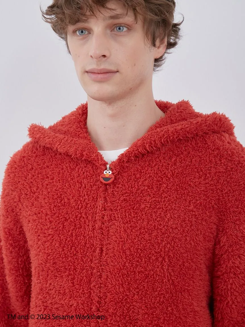 [SESAME STREET][MENS] Elmo Hoodie & Long Pants Loungewear Set