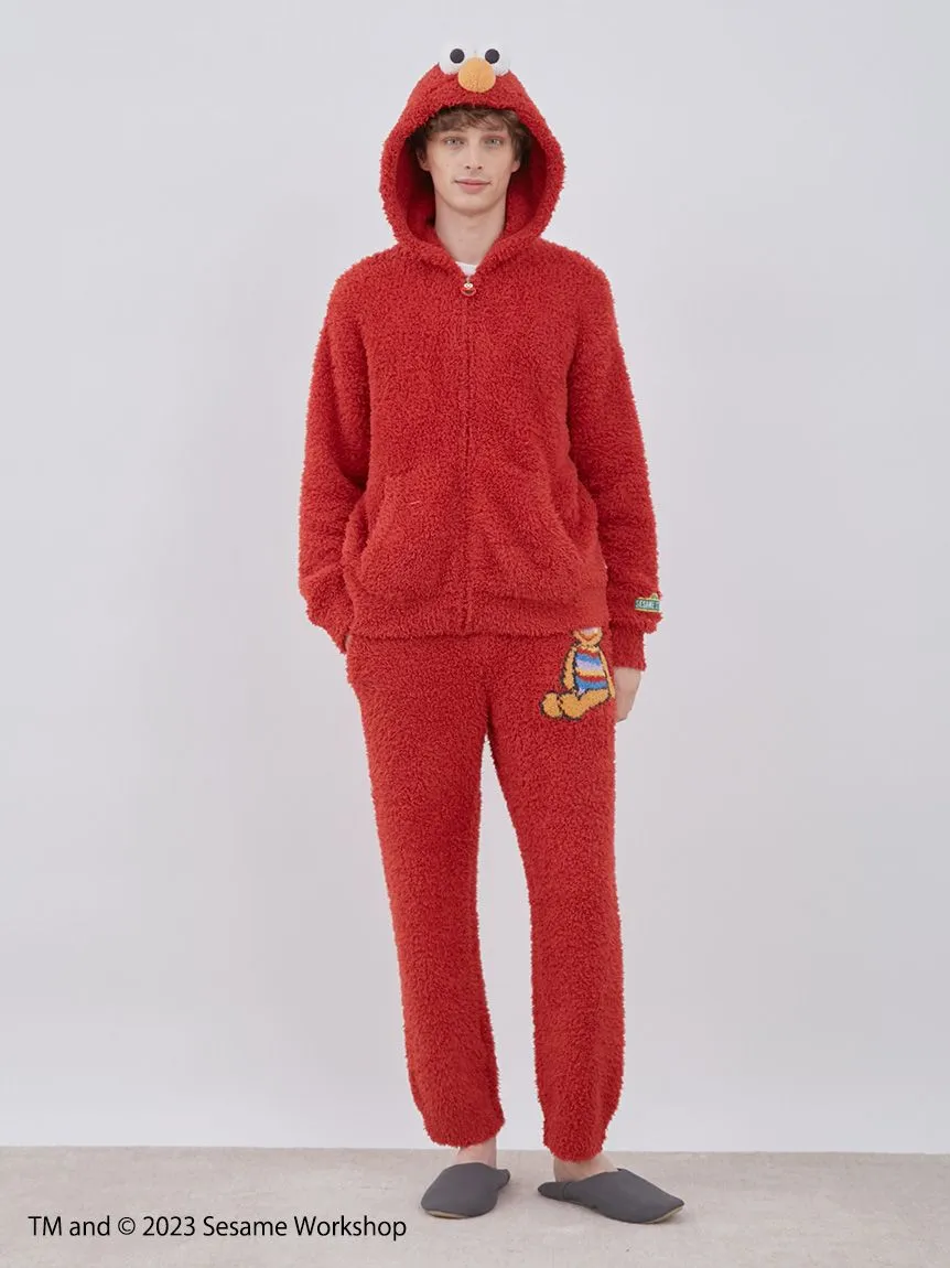 [SESAME STREET][MENS] Elmo Hoodie & Long Pants Loungewear Set