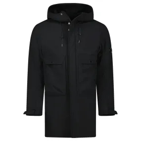 Shell-R Hooded Lens Parka Jacket Black