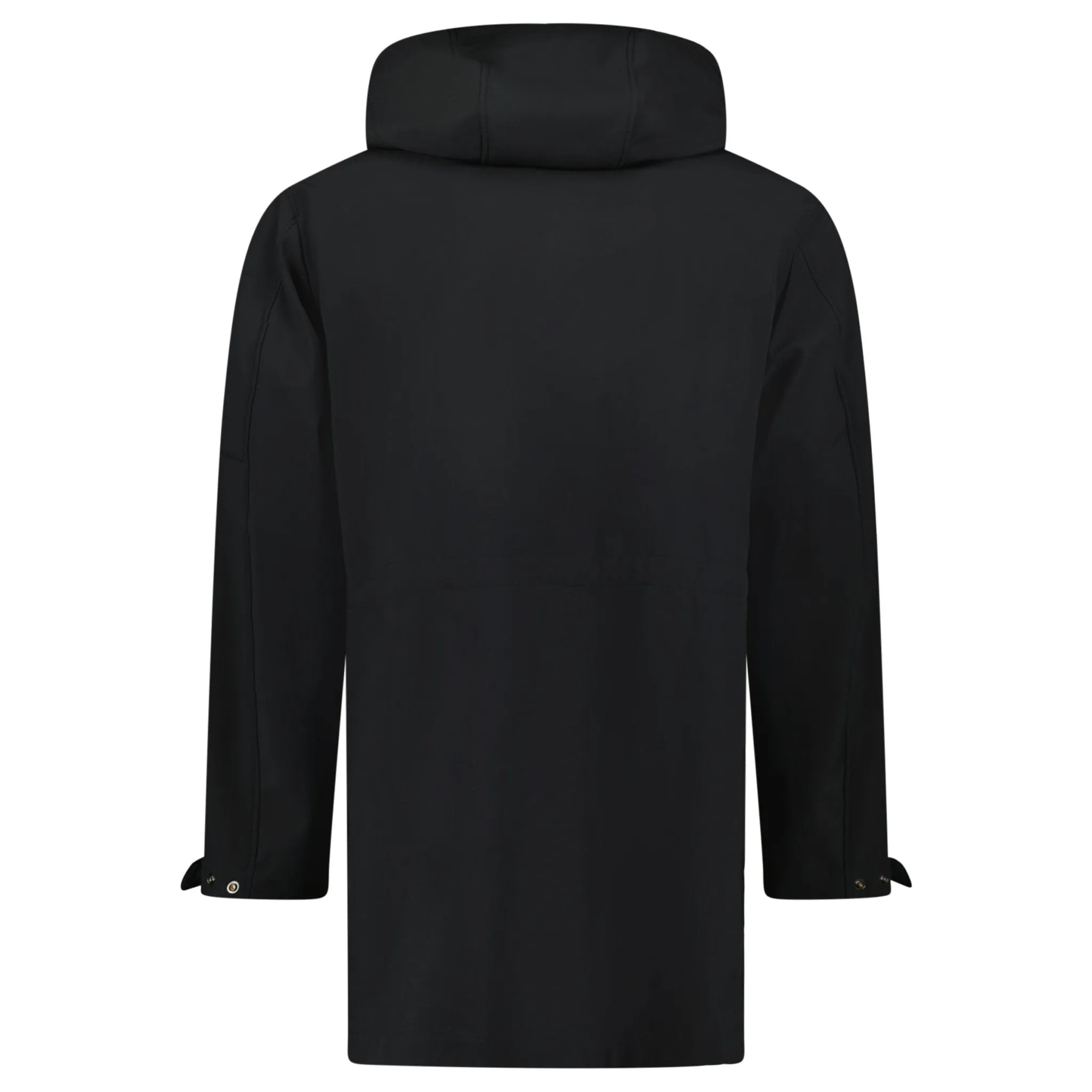 Shell-R Hooded Lens Parka Jacket Black