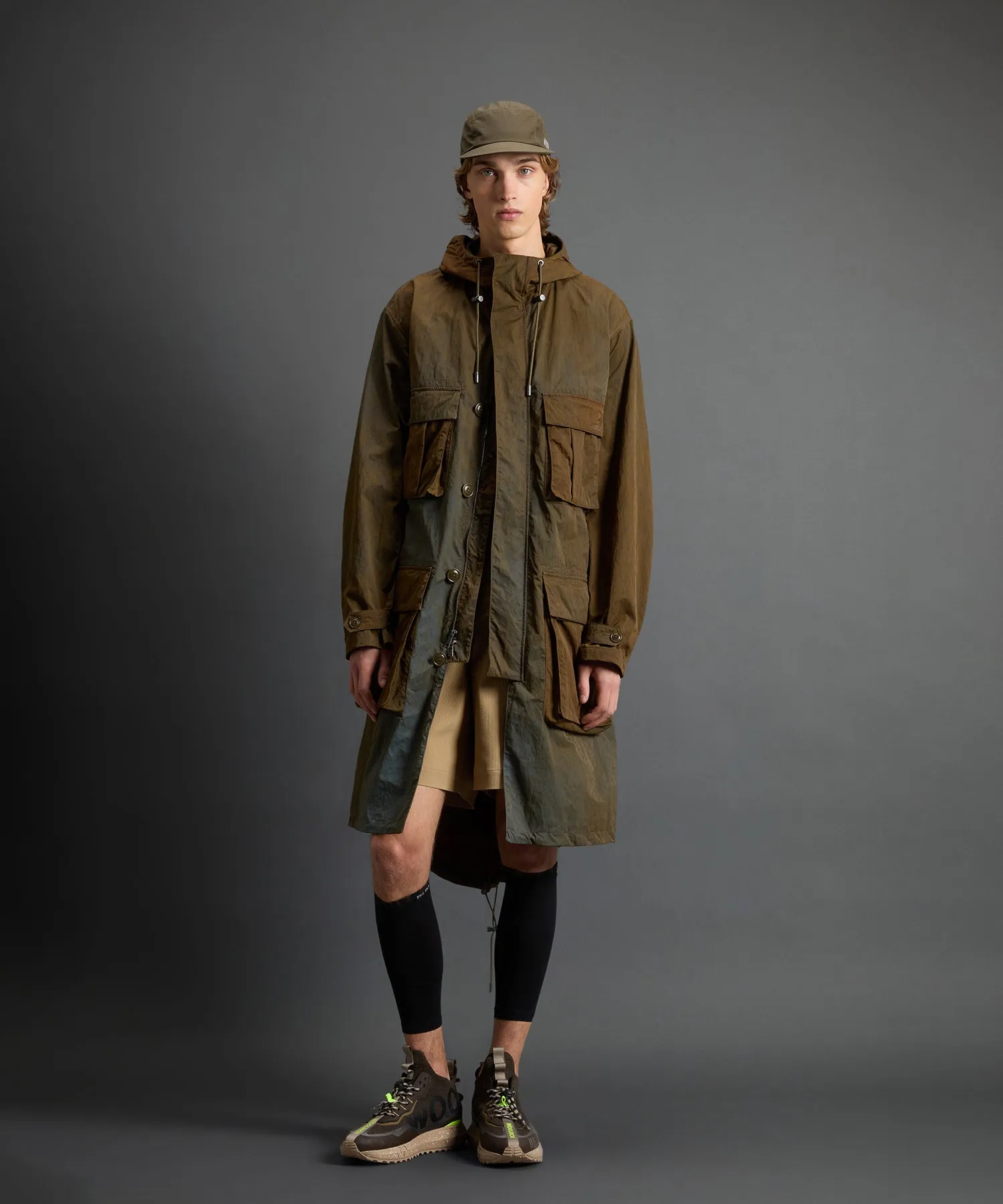 Todd Snyder x Woolrich Fishtail Parka in Ecru Olive