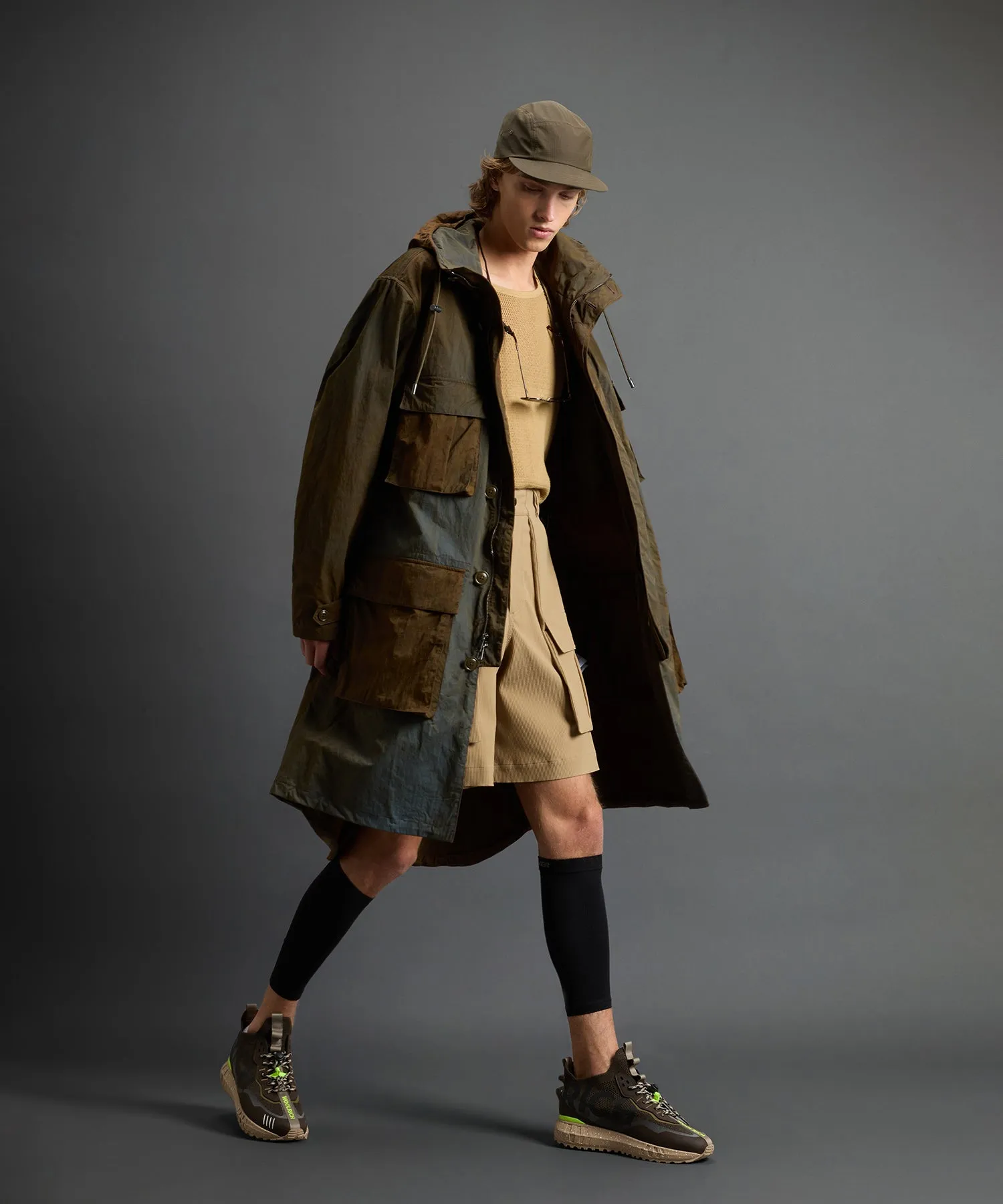Todd Snyder x Woolrich Fishtail Parka in Ecru Olive