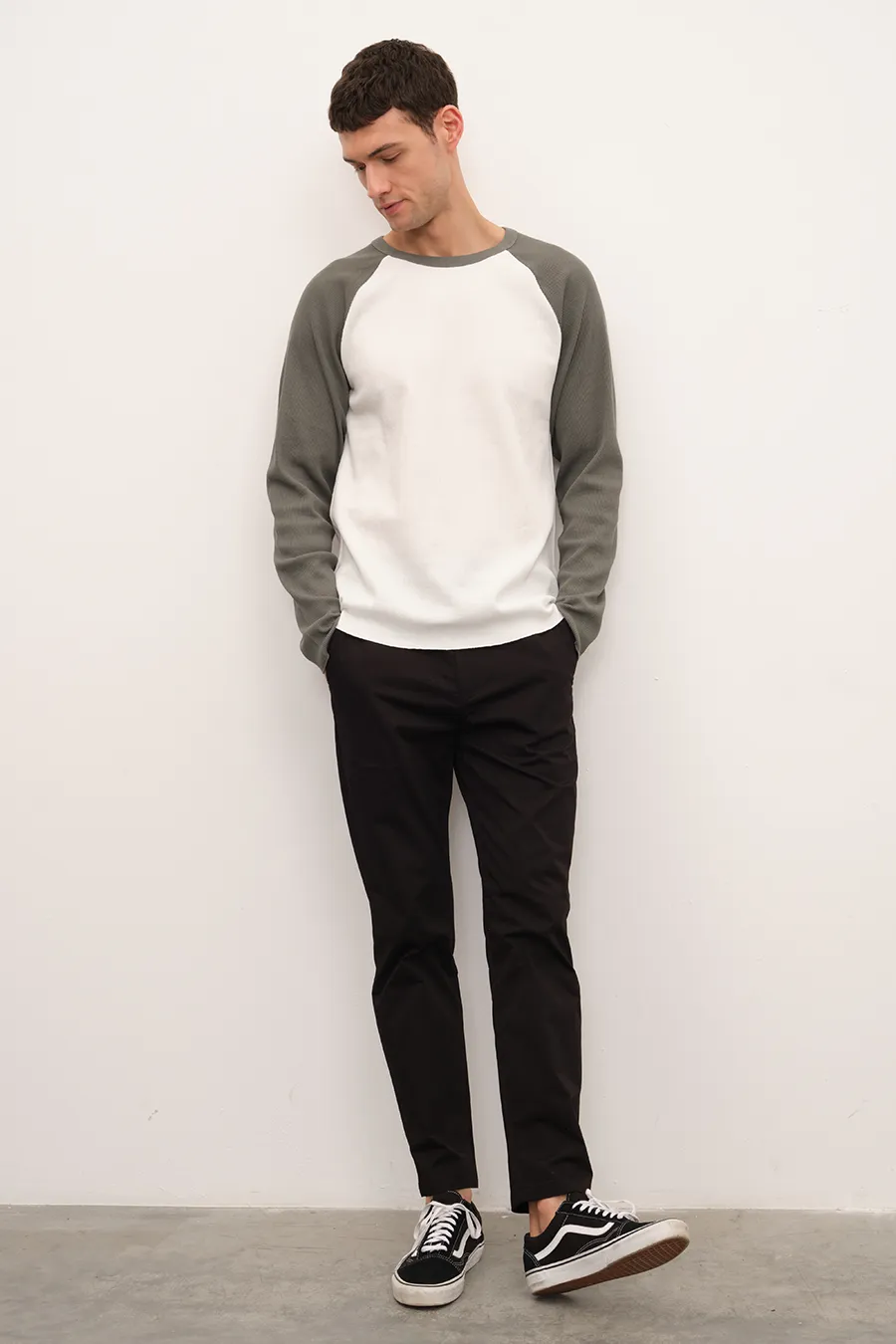 Waffle Cotton Baseball T-shirt/Sweatshirt
