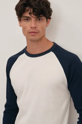 Waffle Cotton Baseball T-shirt/Sweatshirt