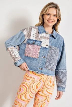 Washed Denim Shacket/Jacket