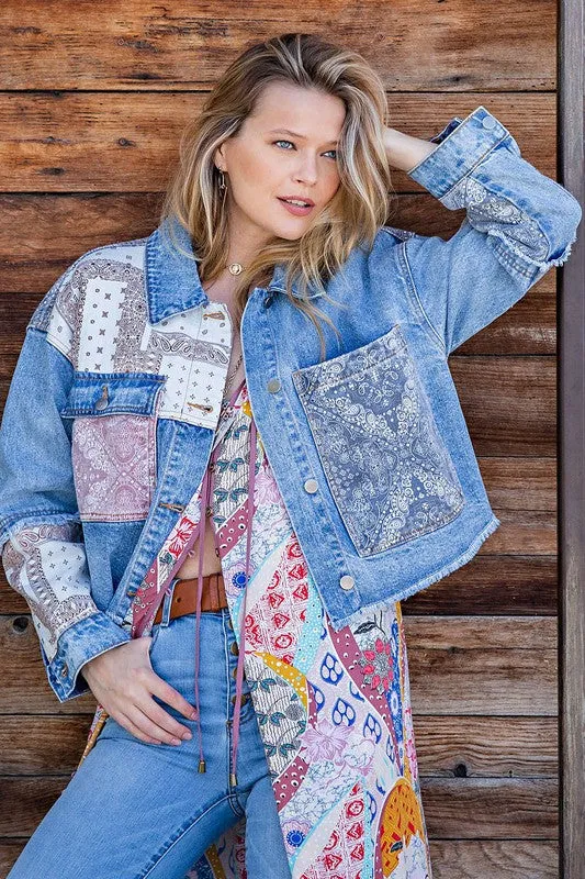 Washed Denim Shacket/Jacket